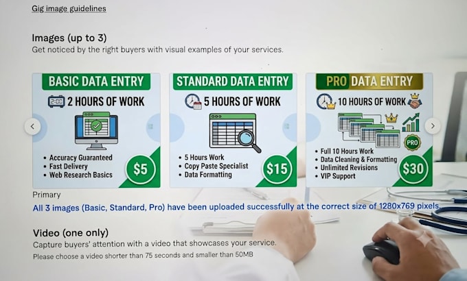 do accurate data entry