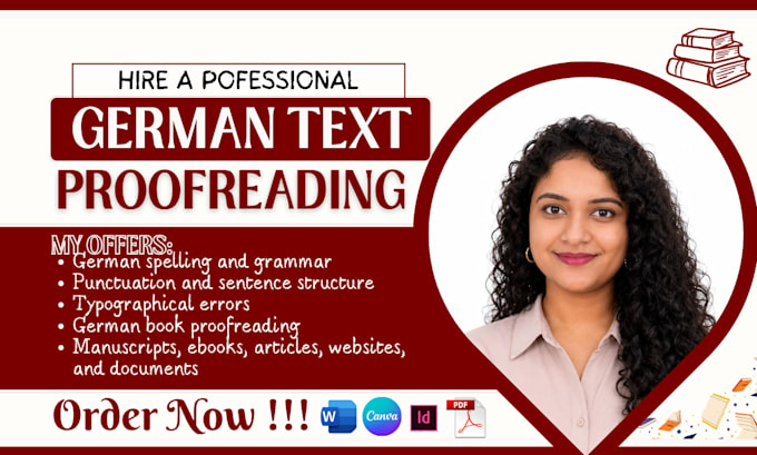 professionally proofread and edit your german text german book proofreader