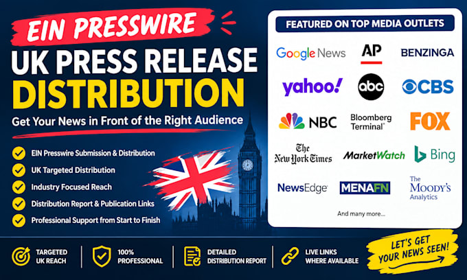 do ein presswire uk press release distribution for targeted news visibility