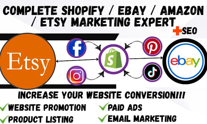 do complete etsy shopify store promotion marketing boost increase shopify sales