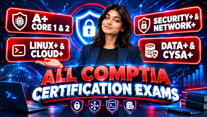 assist you in all comptia a, security, network, cysa and all certifications