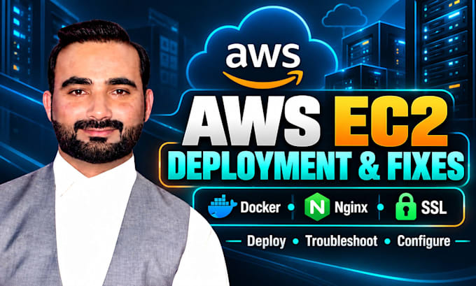 deploy or fix your app on AWS ec2 with docker nginx and SSL