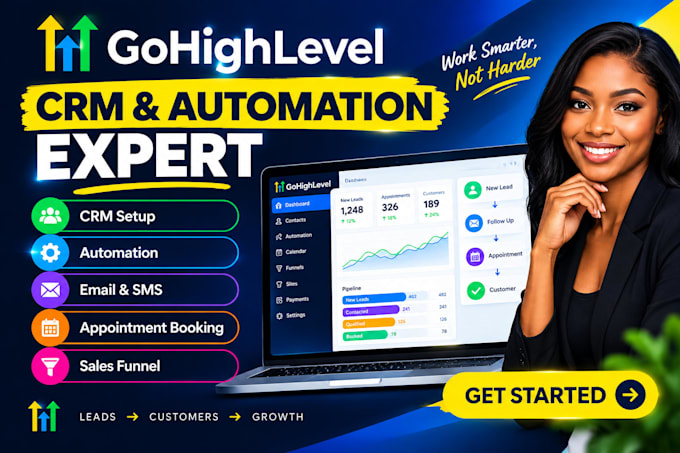 set up gohighlevel CRM automation workflows