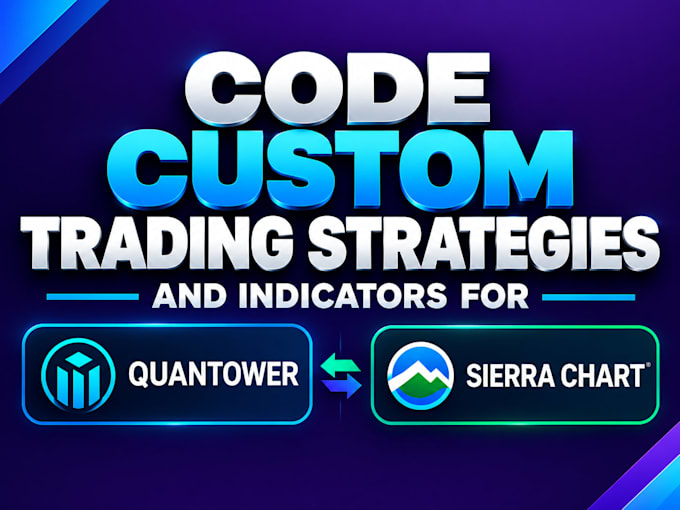 code custom trading strategies and indicators for quantower and sierra chart