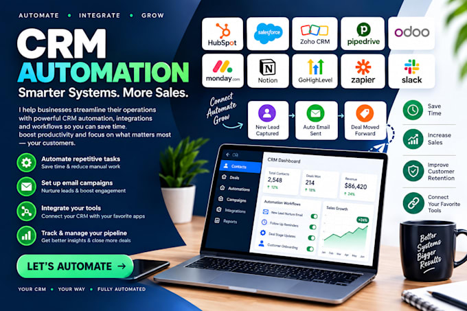 setup crm and automation