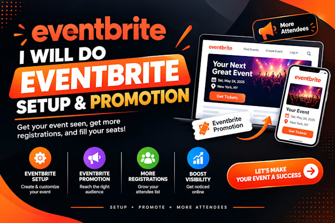 do eventbrite setup and eventbrite promotion