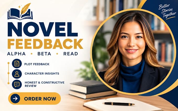 alpha beta read your novel manuscript chapters for plot character feedback