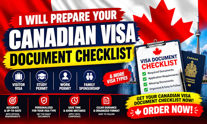 prepare your canadian visa document checklist