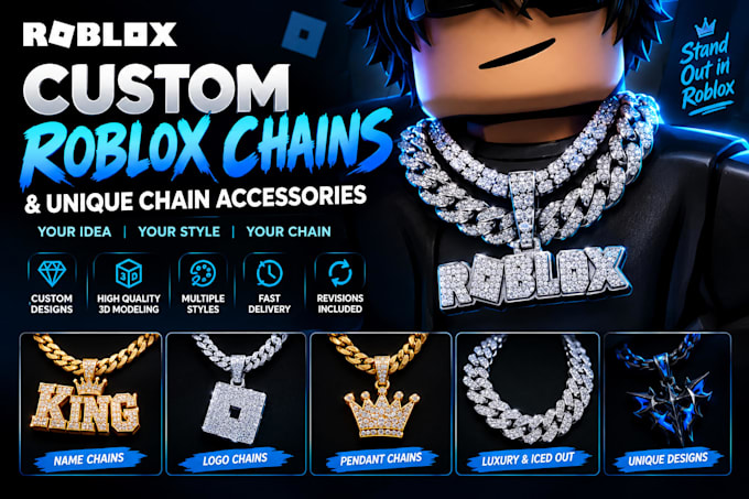 create custom roblox chains and unique chain accessories