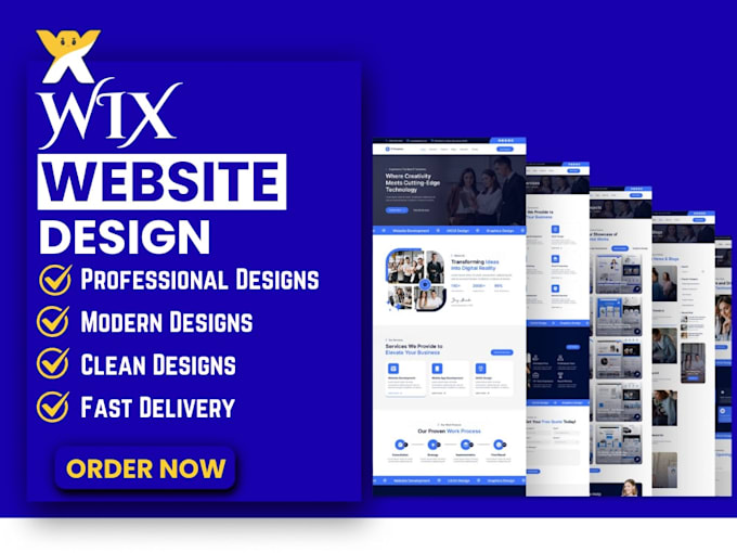redesign wix website development, wix landing page canva design figma ai to wix