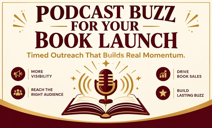 build podcast buzz for your book launch