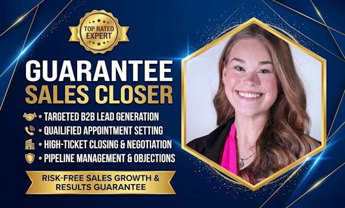 do guarantee sales closer lead generation cold caller and appointment setting