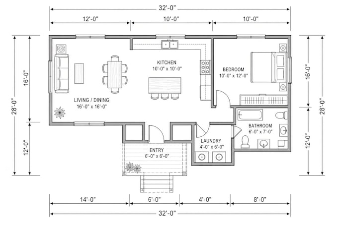 create adu plans residential home plans autocad drafting and floor plans