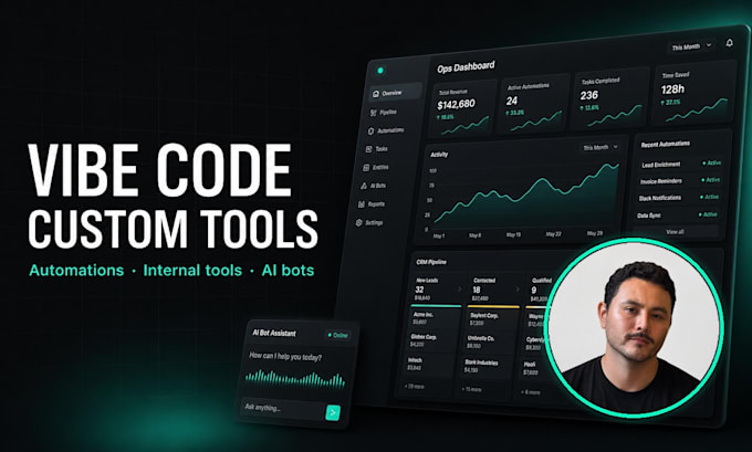 vibe code custom tools automations and ai bots for your ops