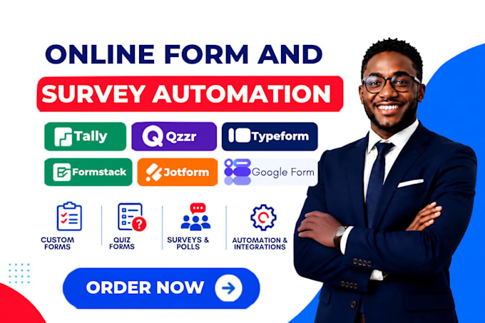 design tally qzzr typeform formstack quiz jotform google form survey automation
