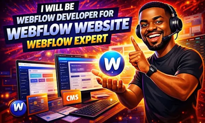 be webflow developer for webflow website webflow design webflow expert