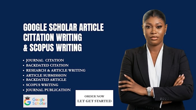 write google scholar and scopus research articles for journal submission