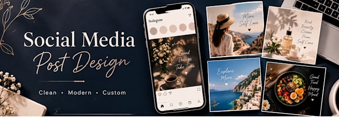 design professional social media posts