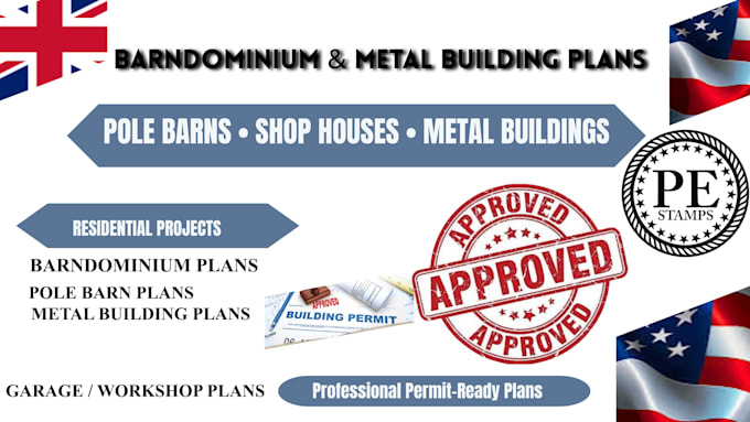 draw barndominium plans, pole barns, metals building plans and renderings