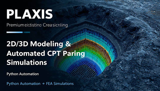 provide numerical soil structure modeling and automated cpt interpretation