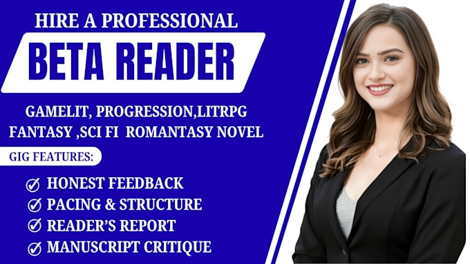 beta read litrpg, progression fantasy, sci fi novel romance fantasy alpha reader