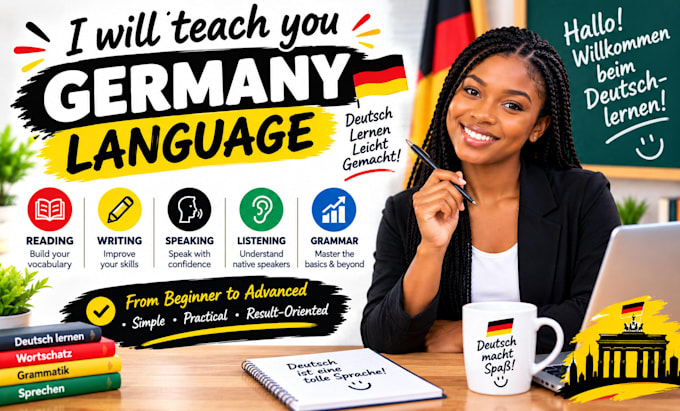 teach you germany language