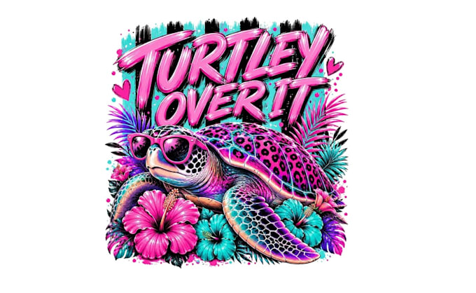 do high quality turtle mascot logo retro t shirt  design