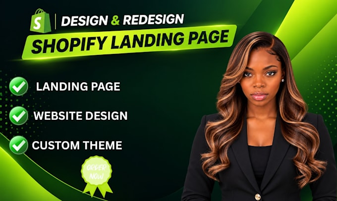 design a high converting shopify landing page