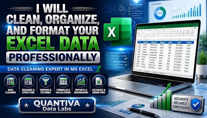 clean, organize, and format your excel data professionally
