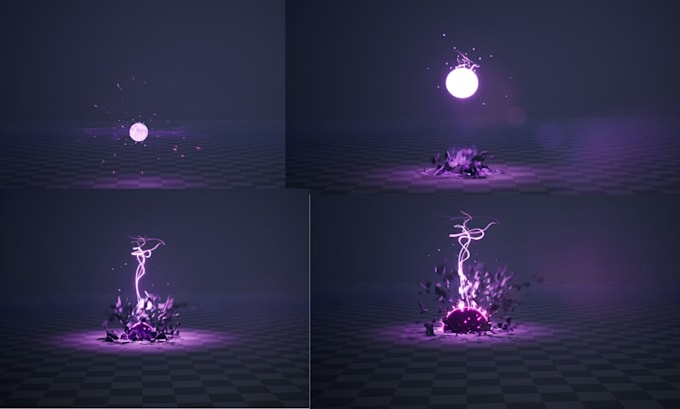create 2d game vfx, pixel art vfx, rpg spell animation effects and game assets