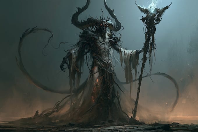 paint your dark fantasy creature