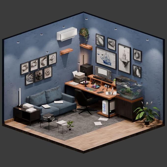 do create photorealistic rendering with blender