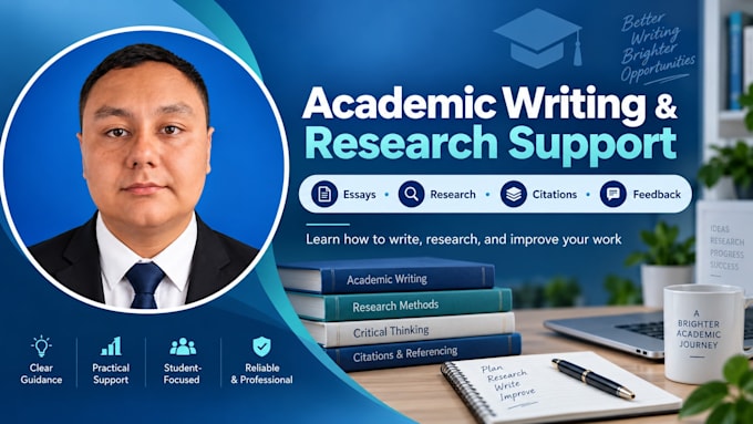 provide academic research, editing and study support