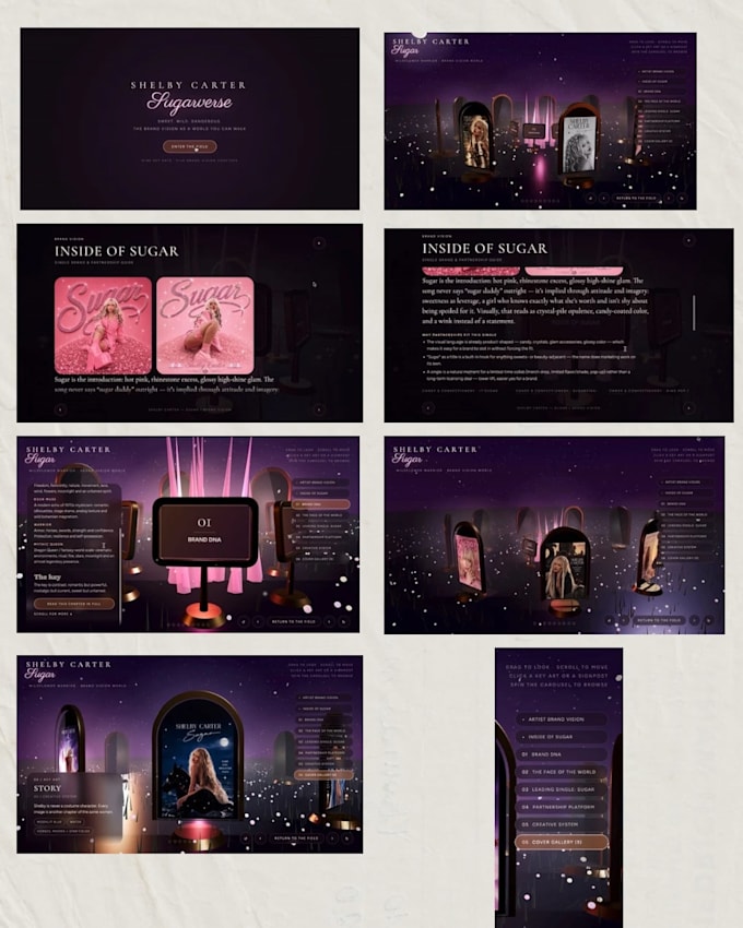 design an immersive 3d brand world, not just a website