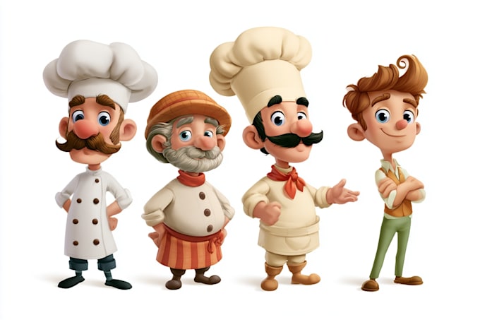 illustrate retro cartoon vintage character mascot