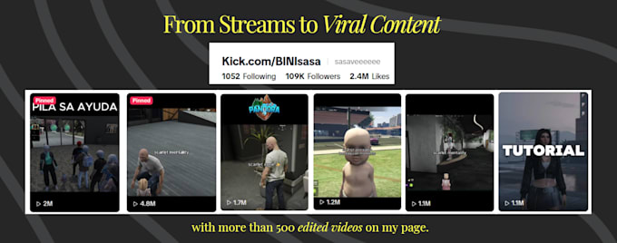 edit your whole stream into short form clips
