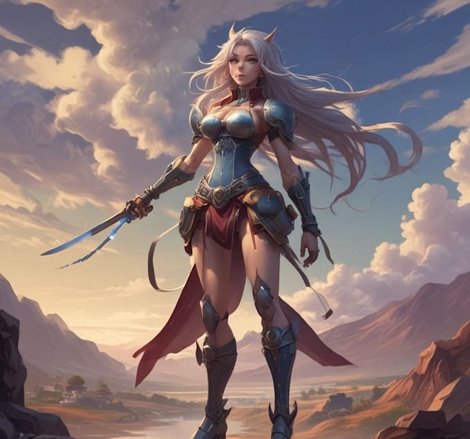 make custom anime art and character designs