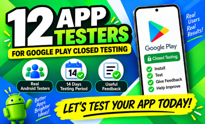 provide user testing for android app testing, ios app testing, software testing