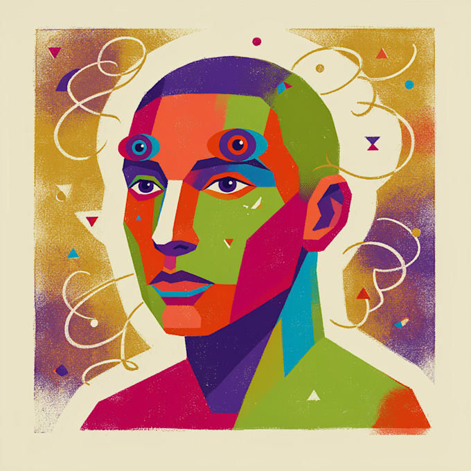 create magical abstract art, psychedelic, surrealism, cubism
