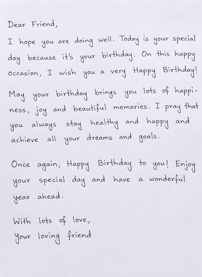 write anything with neat and clean handwriting