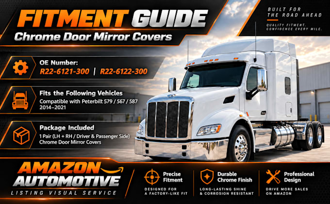 create amazon automotive listing images and fitment graphics
