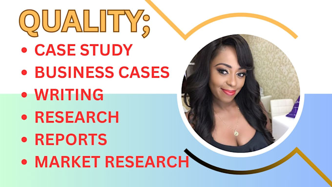do business case study, market research and reports