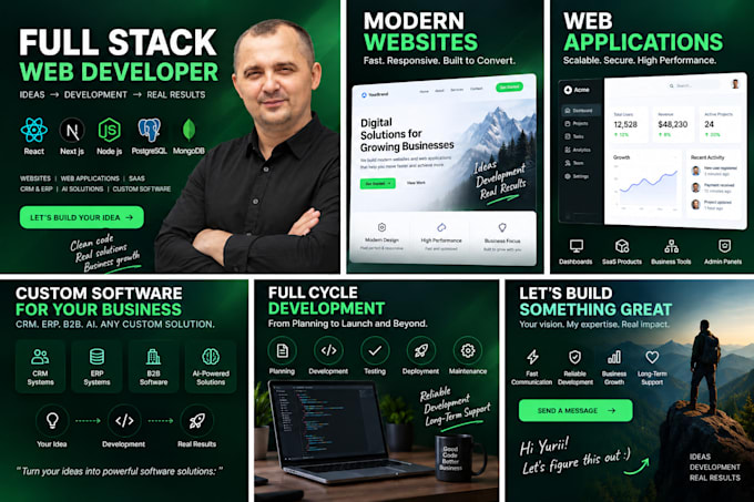 be your full stack web developer with react next js