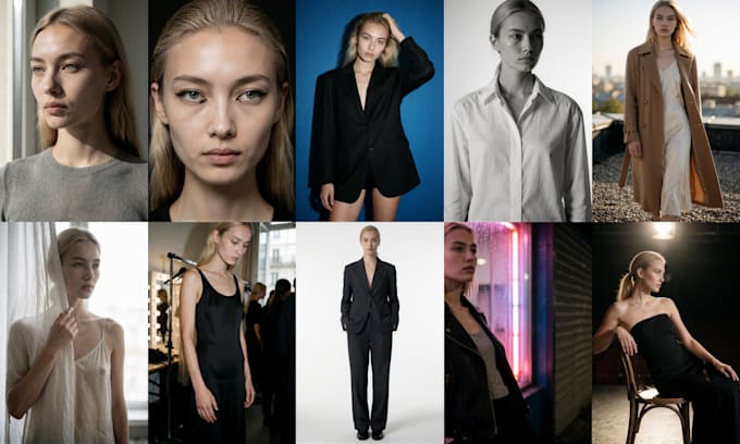 train a custom character lora and deliver a consistent photo series