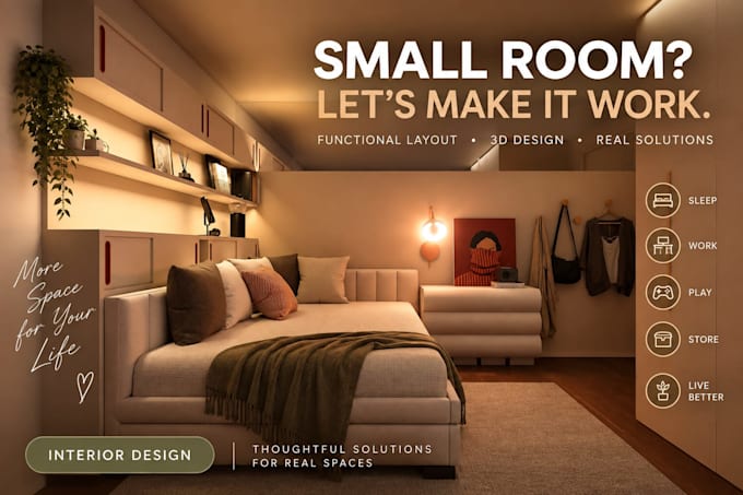 make your small room more functional