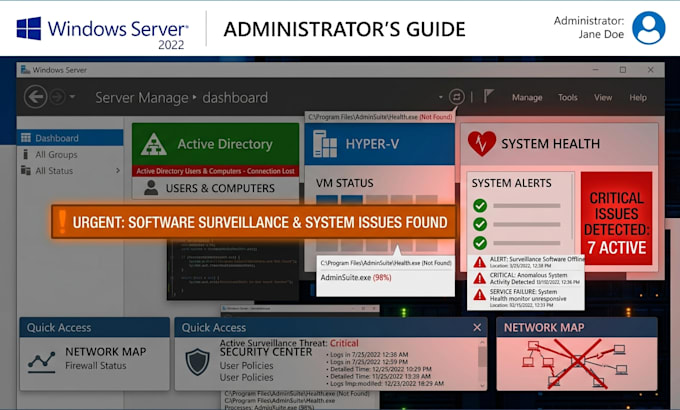 provide complete IT support for systems, cctv, servers, software