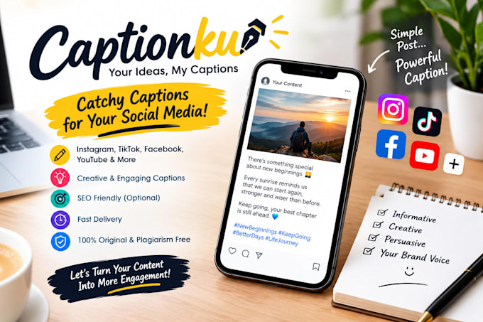 write engaging social media captions