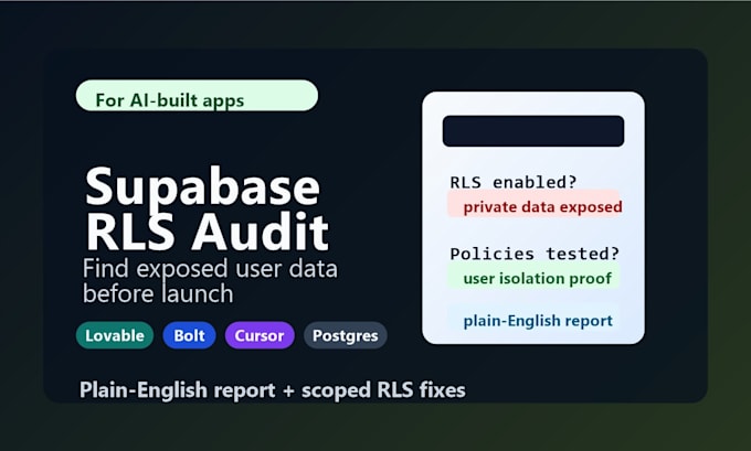 secure your lovable or supabase app with rls before launch