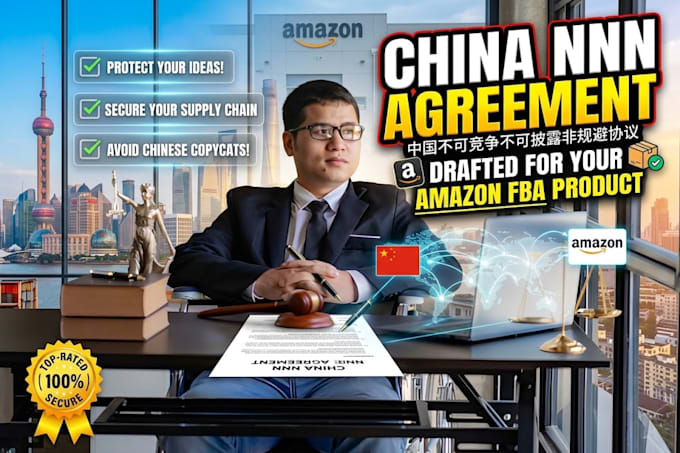 draft a china nnn agreement for your amazon fba product