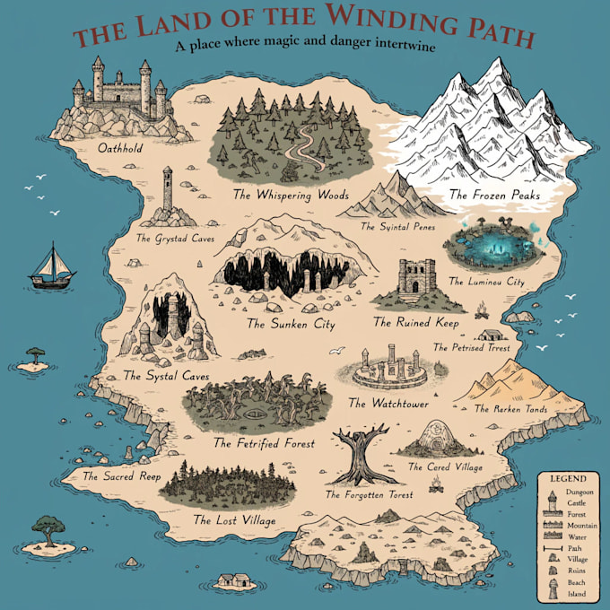 do you fantasy map for dnd